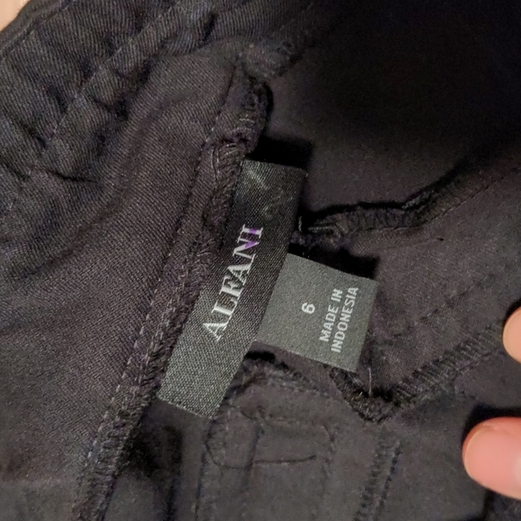 Alfani Black Straight Leg Dress Pants Size 6 - Picture 3 of 5